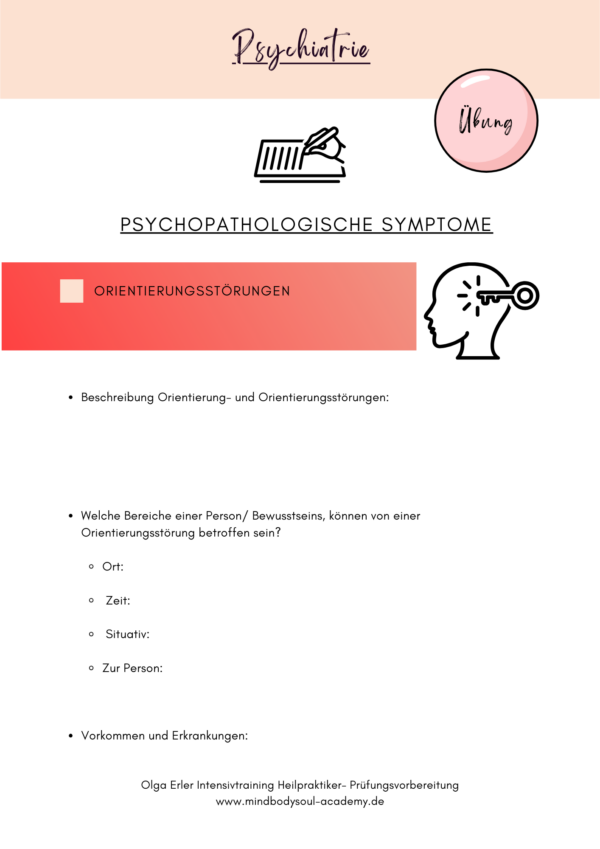 Digitales Workbook Psychiatrie- Heilpraktiker- Prüfungsvorbereitung – Bild 4