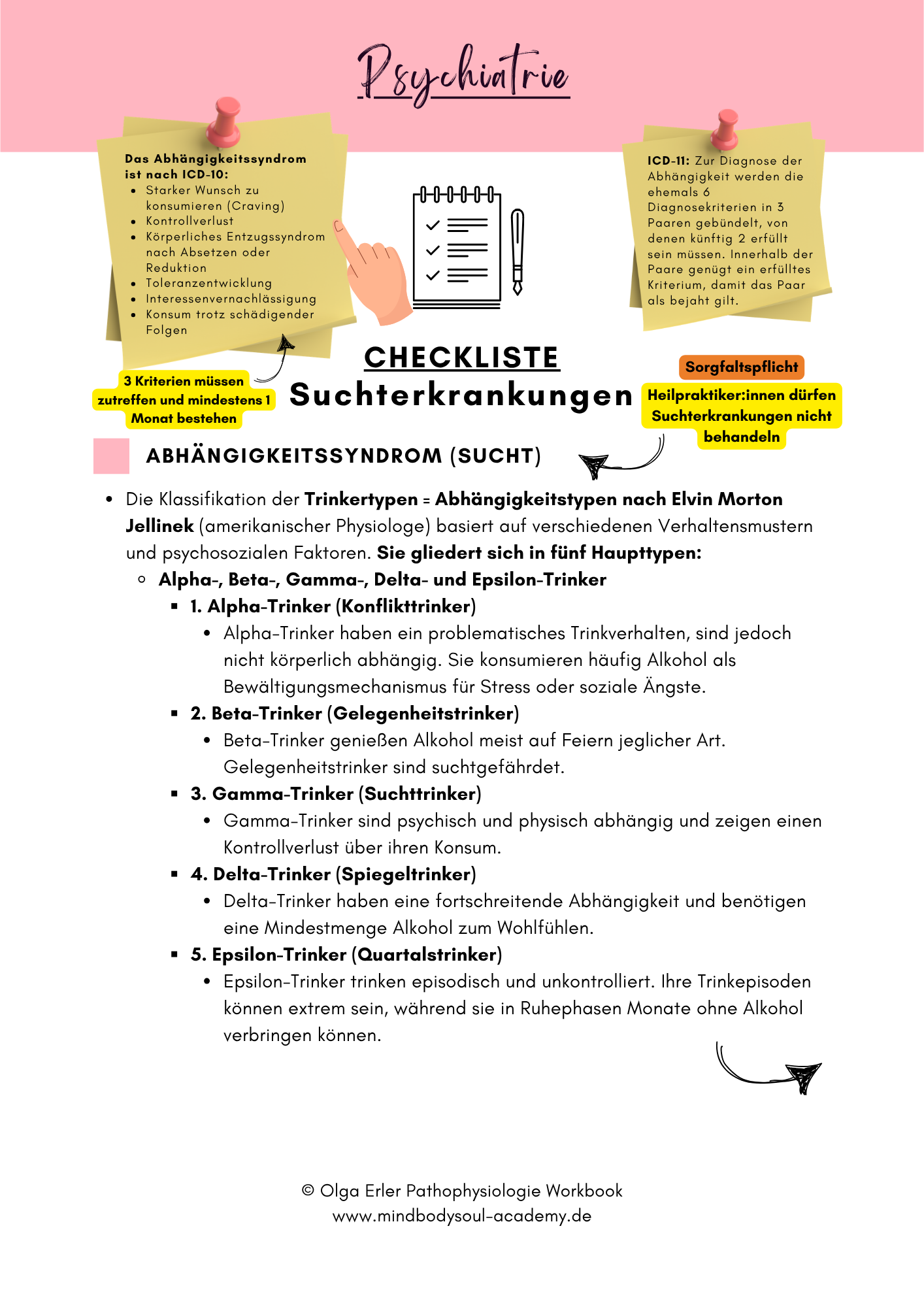 Digitales Workbook Nr.14 - Psychiatrie- Heilpraktiker- Prüfungsvorbereitung – Bild 4