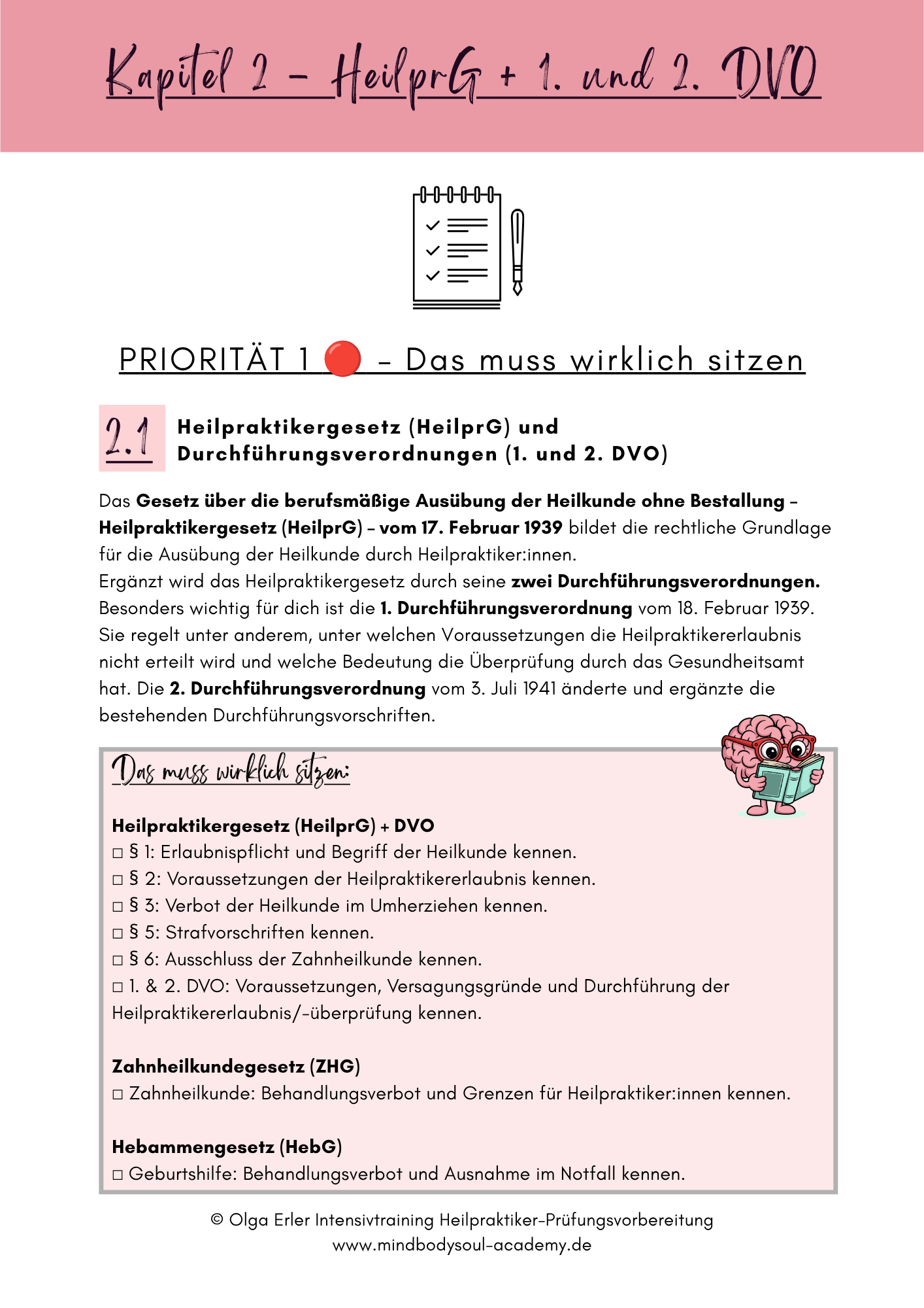 Achtung: Workbook Gesetzeskunde für die Heilpraktiker-Prüfungsvorbereitung ⚖️ Digitales Workbook Nr.15 – Bild 6